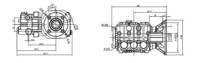 300bar high pressure pump with 10kw